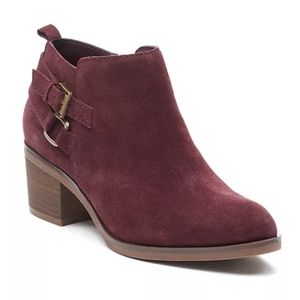 Sonoma Sonya Burgundy Booties